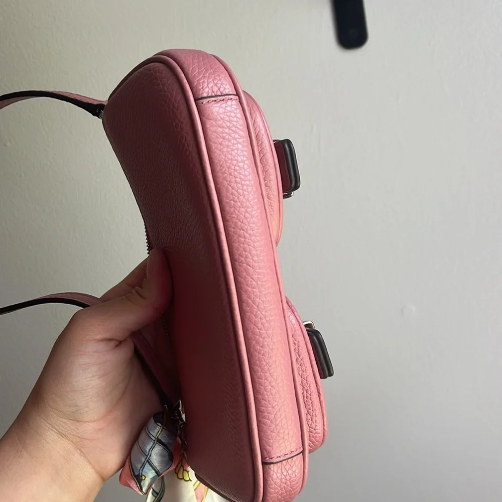 Michael Kors Zoe Small Pebbled Leather Bag - Picture 8 of 9